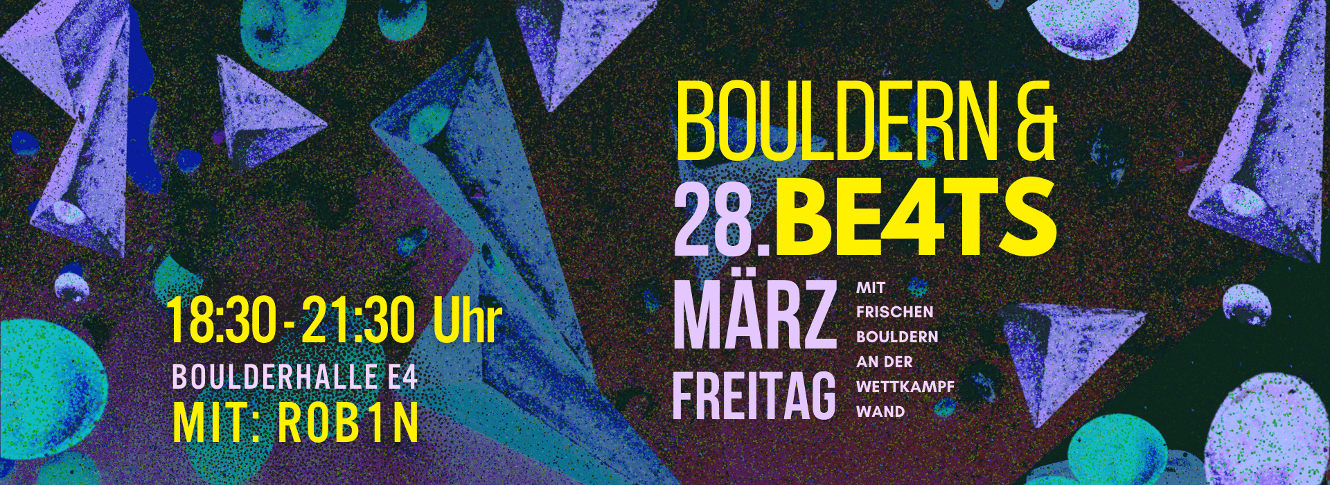 Bouldern & BE4TS Boulderhalle E4 Nürnberg