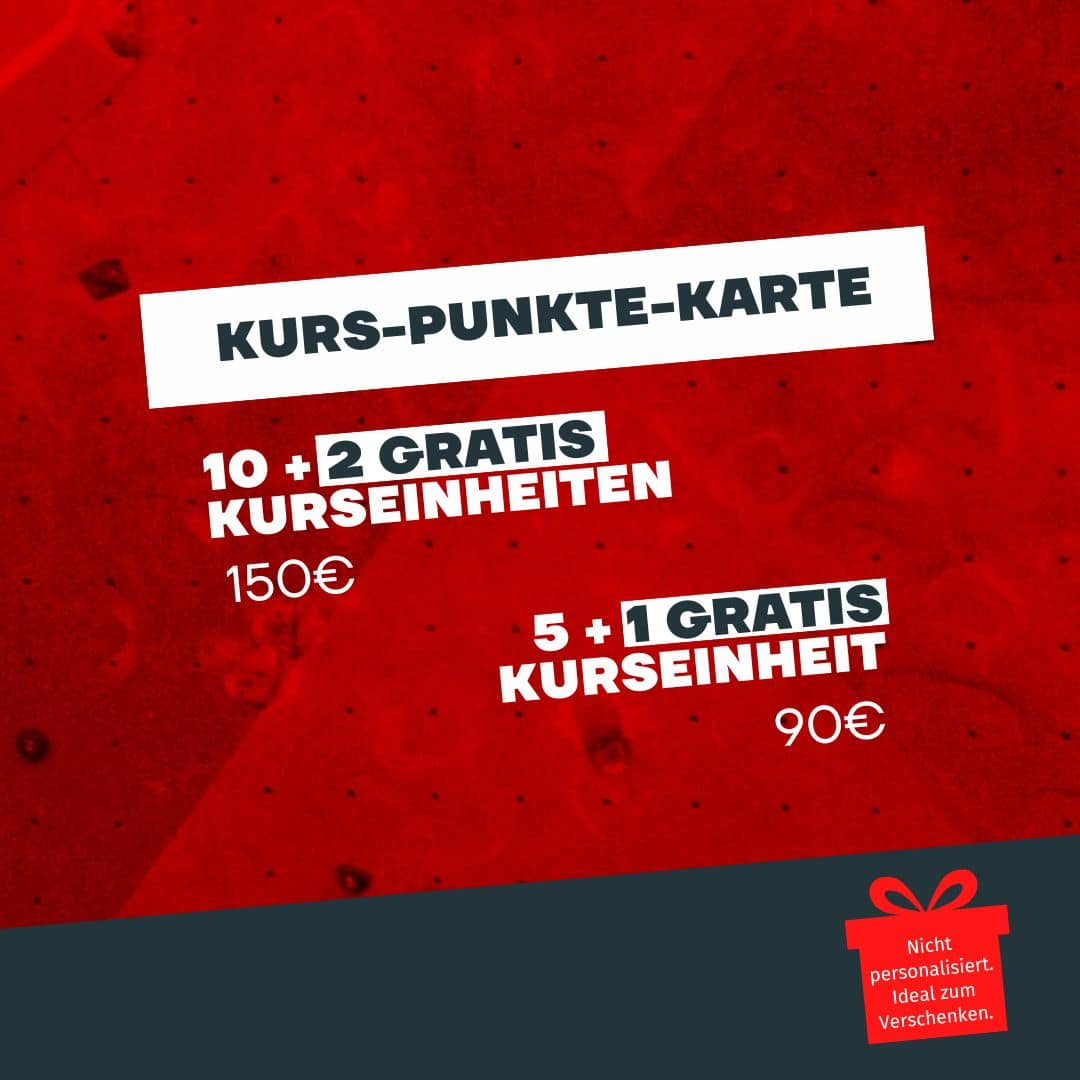 Kurs-Punktekarte - XMAS Aktion 2025